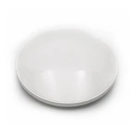 Led πολυκαρμπονική (PC) πλαφονιέρα 24W 4000K ενδιάμεσο λευκό φως στρογγυλή Φ370mm IP44 με λευκό σώμα