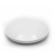 Led πολυκαρμπονική (PC) πλαφονιέρα 24W 4000K ενδιάμεσο λευκό φως στρογγυλή Φ370mm IP44 με λευκό σώμα
