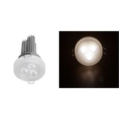 Led σποτ χωνευτό 3x3W θερμό φως δέσμης 45° με γυαλί οπαλίνα χωρίς τροφοδοτικό Led σποτ χωνευτό 3x3W θερμό φως δέσμης 45° με γυαλί οπαλίνα χωρίς τροφοδοτικό