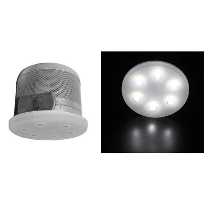 Led σποτ χωνευτό σατινέ 6x3W ψυχρό φως δέσμης 45° από γυαλί οπαλίνα με τροφοδοτικό Led σποτ χωνευτό σατινέ 6x3W ψυχρό φως δέσμης 45° από γυαλί οπαλίνα με τροφοδοτικό