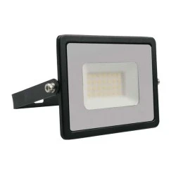  Προβολέας LED μαύρος 30W με ψυχρό λευκό φως 6500K δέσμη φωτός 100° IP65