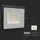  Προβολέας LED μαύρος 30W με ψυχρό λευκό φως 6500K δέσμη φωτός 100° IP65