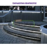 Φωτοσωλήνας δικάναλος LED 4,45 W/m σε ψυχρό χρώμα φωτός 36LED/m δυνατότητα κοπής ανά 2m IP44 στεγανός