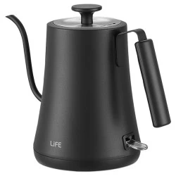 Bραστήρας Modern Vintage 1.0L 1350W σε μαύρο χρώμα με περιστρεφο΄μενη κανάτα 360° & προστασία Boil-Dry