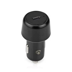 Universal φορτιστής αυτοκινήτου μαύρος USB-C 3.0Α PD30W κατάλληλος για χρήση σε smartphone, tablet & notebook 