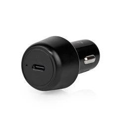 Universal φορτιστής αυτοκινήτου μαύρος USB-C 3.0Α PD30W κατάλληλος για χρήση σε smartphone, tablet & notebook 