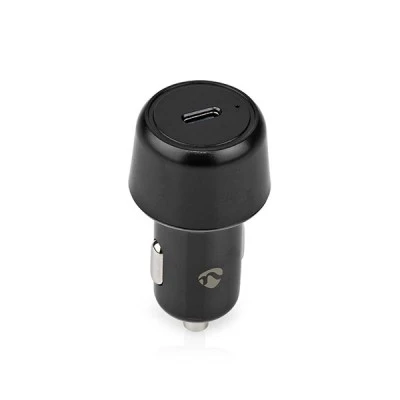 Universal φορτιστής αυτοκινήτου USB-C 3.0A PD45W σε μαύρο χρώμα με τεχνολογία Smart IC