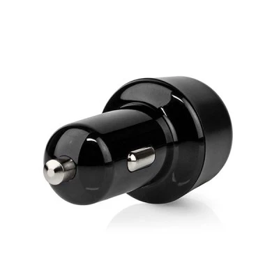 Universal φορτιστής αυτοκινήτου USB-C 3.0A PD45W σε μαύρο χρώμα με τεχνολογία Smart IC