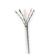Καλώδιο δικτύου γκρι CAT 6 U/UTP σε κουλούρα 100m Ιδανικό για εσωτερική χρήση 