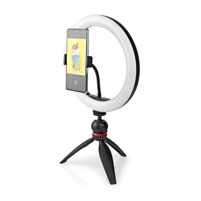 Ring Light 10" (26 cm) με 120 λάμπες LED τρίποδο στήριξης 6W με ρυθμιζόμενη ένταση & 3 λειτουργίες θερμοκρασίας χρώματος Ring Light 10" (26 cm) με 120 λάμπες LED τρίποδο στήριξης 6W με ρυθμιζόμενη ένταση & 3 λειτουργίες θερμοκρασίας χρώματος