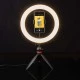 Ring Light 10" (26 cm) με 120 λάμπες LED τρίποδο στήριξης 6W με ρυθμιζόμενη ένταση & 3 λειτουργίες θερμοκρασίας χρώματος Ring Light 10" (26 cm) με 120 λάμπες LED τρίποδο στήριξης 6W με ρυθμιζόμενη ένταση & 3 λειτουργίες θερμοκρασίας χρώματος