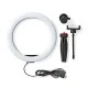 Ring Light 10" (26 cm) με 120 λάμπες LED τρίποδο στήριξης 6W με ρυθμιζόμενη ένταση & 3 λειτουργίες θερμοκρασίας χρώματος Ring Light 10" (26 cm) με 120 λάμπες LED τρίποδο στήριξης 6W με ρυθμιζόμενη ένταση & 3 λειτουργίες θερμοκρασίας χρώματος