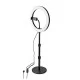 LED Ring Light 10" 26 cm με 120 λάμπες 6W επιτραπέζια βάση στήριξης & 3 λειτουργίες θερμοκρασίας χρώματος (2700-6700K)