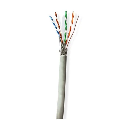 Καλώδιο δικτύου CAT 6 S/FTP σε κουλούρα 100m PVC σε γκρι χρώμα ιδανικό εσωτερική χρήση