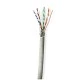 Καλώδιο δικτύου CAT 6 S/FTP σε κουλούρα 100m PVC σε γκρι χρώμα ιδανικό εσωτερική χρήση