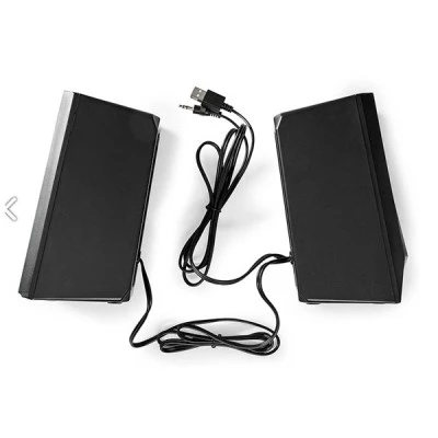 Στερεοφωνικά gaming ηχεία 2.0 με RGB φωτισμό, 18W και έλεγχος φωτός μέσω της αφής Στερεοφωνικά gaming ηχεία 2.0 με RGB φωτισμό, 18W και έλεγχος φωτός μέσω της αφής
