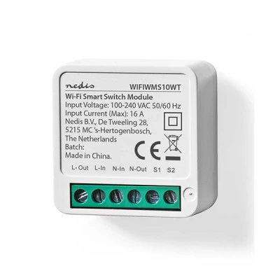 Wi-Fi Smart διακόπτης 16A κομψός & διακριτικός σχεδιασμός για εύκολη τοποθέτηση με εφαρμογή για Android & iOS 