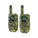  Walkie talkie με εμβέλεια έως και 8 km σε χρώμα παραλλαγής με 8 κανάλια συχνοτήτων & φωτιζόμενη οθόνη 0.9" 