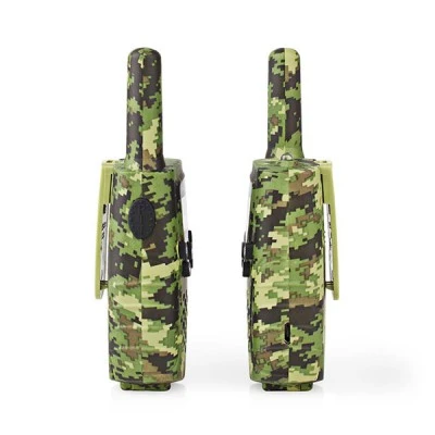  Walkie talkie με εμβέλεια έως και 8 km σε χρώμα παραλλαγής με 8 κανάλια συχνοτήτων & φωτιζόμενη οθόνη 0.9" 