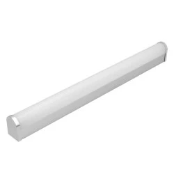 Φωτιστικό  LED λουτρού αλουμινίου 45cm σε χρώμα σατινέ 12W χρώμα φωτός θερμό 3000K στεγανό IP44