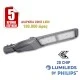 Led φωτιστικό δρόμου smd σε χρώμα γκρι 80W ενδιάμεσο φως 4000k 12240 Lumen στεγανό IP66 ΙΚ10
