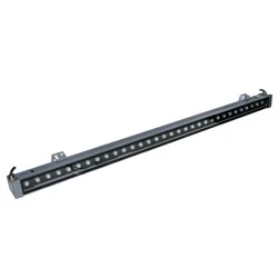 Προβολέας LED επιμήκης γραφίτης 100cm 36W δέσμης 10° μπλε φως στεγανός IP65