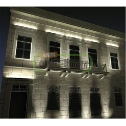 Προβολέας LED ισχύος επιμήκης 30cm 6W 10° δέσμη σε ψυχρό χρώμα φωτός  6300K στεγανός IP65 