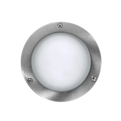 LED πλαφονιέρα αλουμινίου σε γκρι χρώμα με ματ γυαλί στρογγυλή επίτοιχη 2.4W 230V μπλε χρώμα φωτός στεγανή IP-54 LED πλαφονιέρα αλουμινίου σε γκρι χρώμα με ματ γυαλί στρογγυλή επίτοιχη 2.4W 230V μπλε χρώμα φωτός στεγανή IP-54