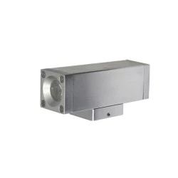 Led φωτιστικό σποτ ασημί 2W μπλε φως διπλής κατεύθυνσης 45° 230V στεγανό IP54