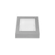 Led φωτιστικό επίτοιχο τετράγωνο 71x71mm γκρι 0,6W 230V μπλε φως στεγανό IP54 Led φωτιστικό επίτοιχο τετράγωνο 71x71mm γκρι 0,6W 230V μπλε φως στεγανό IP54