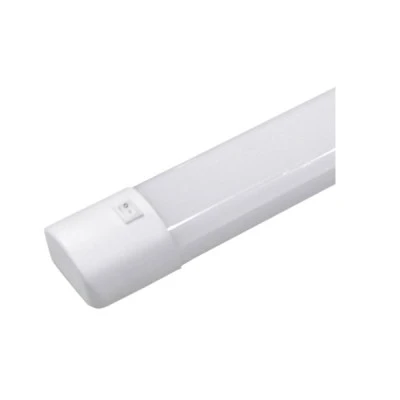 Φωτιστικό LED κουζίνας/λουτρού 30cm σε λευκό χρώμα με διακόπτη 9W χρώμα φωτός λευκό 4000k στεγανό IP44