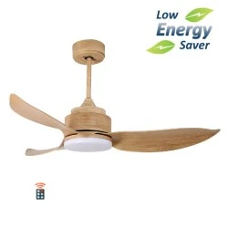 Ανεμιστήρας οροφής με τηλεχειριστήριο LED 24W Telemax 46-YJ356 117cm και 6 επιλογές ταχύτητας