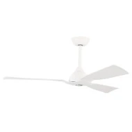 Ανεμιστήρας οροφη΄ς Φ132 dc 35W αδιάβροχος IP44 σε  λευκό χρω΄μα με 3 φτερωτές και κοντρόλ