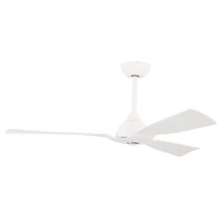 Ανεμιστήρας οροφη΄ς Φ132 dc 35W αδιάβροχος IP44 σε  λευκό χρω΄μα με 3 φτερωτές και κοντρόλ