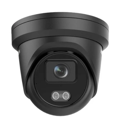 ColorVu IP κάμερα οροφής 4MP με ήχο DS-2CD2347G2-LU 2.8mm Hikvision μαύρη εξωτερικού χώρου
