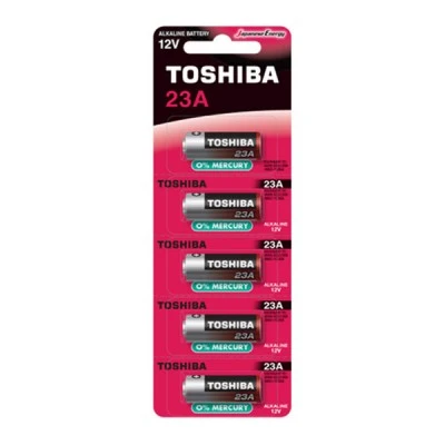 Αλκαλική μπαταρία TOSHIBA 23A BP-1C 12V με δυνατή απόδοση και μεγάλη διάρκεια ζωής συσκευασία 5 τμχ Αλκαλική μπαταρία TOSHIBA 23A BP-1C 12V με δυνατή απόδοση και μεγάλη διάρκεια ζωής συσκευασία 5 τμχ