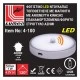 Φωτιστικό LED ντουλάπας mini 1W με μαγνήτη & ανιχνευτής κίνησης ασημί επαναφορτιζόμενο με USB