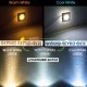 Led φωτιστικό επίτοιχο τετράγωνο 71x71mm σατινέ 0,6W 230V ψυχρό φως στεγανό IP54
