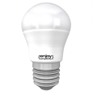 Λάμπα led σφαιρική E27 Φ45 5.5W 230V 6500k ψυχρό λευκό φως 