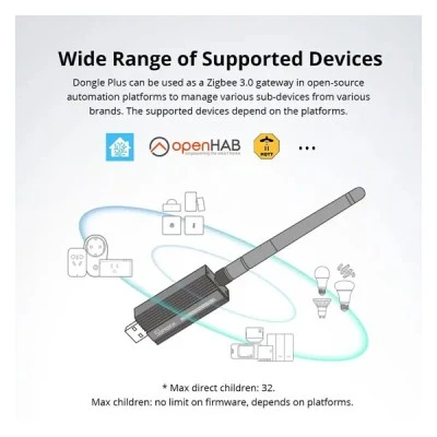 SONOFF ZBDongle-E - Zigbee Wireless 3.0 USB Dongle Plus - Universal Gateway ZHA & Zigbee2MQTT