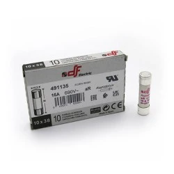 Φυσίγγιο  κυλινδρικό υπερταχείας  16Α aR DF 10x38mm 