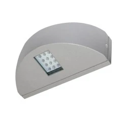 Led φωτιστικό επίτοιχο ημικύκλιο σαγρέ σκουριά 1.6W ψυχρό φως μονής κατεύθυνσης 20led 230V στεγανό