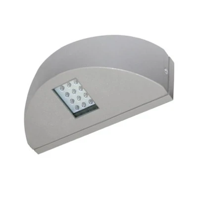 Led φωτιστικό επίτοιχο ημικύκλιο σαγρέ σκουριά 1.6W ψυχρό φως μονής κατεύθυνσης 20led 230V στεγανό