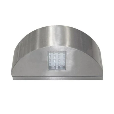 Led φωτιστικό 3,3W επίτοιχο ημικύκλιο σατινέ μπλε φως διπλής κατεύθυνσης 40led 230V στεγανό IP54 Led φωτιστικό 3,3W επίτοιχο ημικύκλιο σατινέ μπλε φως διπλής κατεύθυνσης 40led 230V στεγανό IP54