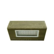 Led φωτιστικό επίτοιχο ορθογώνιο ρουστίκ 1.6W θερμό φως μονής κατεύθυνσης 24led 230V στεγανό IP54