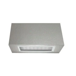 Led φωτιστικό επίτοιχο ορθογώνιο γκρι 3.3W ψυχρό φως διπλής κατεύθυνσης 40led 230V στεγανό IP54