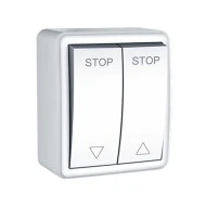 Διακόπτης ρολών MURATA επίτοιχος με βίδα 1-1P 10AX 250VAC IP20 μη στεγανός σε λευκό χρώμα Διακόπτης ρολών MURATA επίτοιχος με βίδα 1-1P 10AX 250VAC IP20 μη στεγανός σε λευκό χρώμα