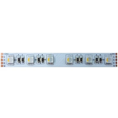 Tαινία LED ΝΑΝΟ μήκους 5M 17W/M 24V DC με χρώμα φωτός  RGBW-4000K & πλάτος 12mm κατάλληλη για εξωτερικό χώρο  IP65 