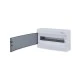 Ηλεκτρολογικός πίνακας επίτοιχος 18 θέσεων 1 σειράς με διάφανη πόρτα IP40 με διάσταση 396x236x112mm Ηλεκτρολογικός πίνακας επίτοιχος 18 θέσεων 1 σειράς με διάφανη πόρτα IP40 με διάσταση 396x236x112mm