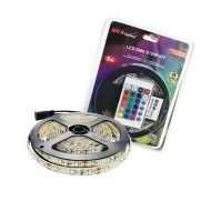 LED ταινία SMD STRIP KIT με μήκος 3m IP65 RGB με ασύρματο κοντρόλ & 12V DC plug driver